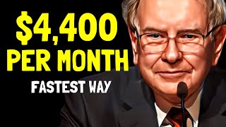 Warren Buffett: The FASTEST Way To Living Off Dividends! ($4400\/month)