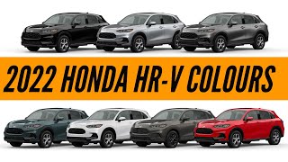 2022 Honda HR-V – All Color Options – Images | AUTOBICS