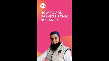 How to add dashes in CNIC numbers quaicly in MS-Excel | Virtual Dost