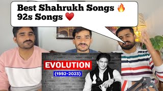 Shah Rukh Khan Evolution (1992-2023) | Evolution Of Shahrukh Khan |PAKISTANI REACTION