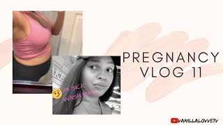 SICK &amp; PREGNANT | WASH DAY | 4C HAIR Management /VLOG 11