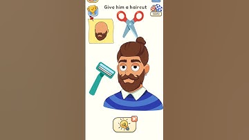 ✂️ Give Him a Haircut?! 😂 | DOP 5 Level 53 Funny Puzzle