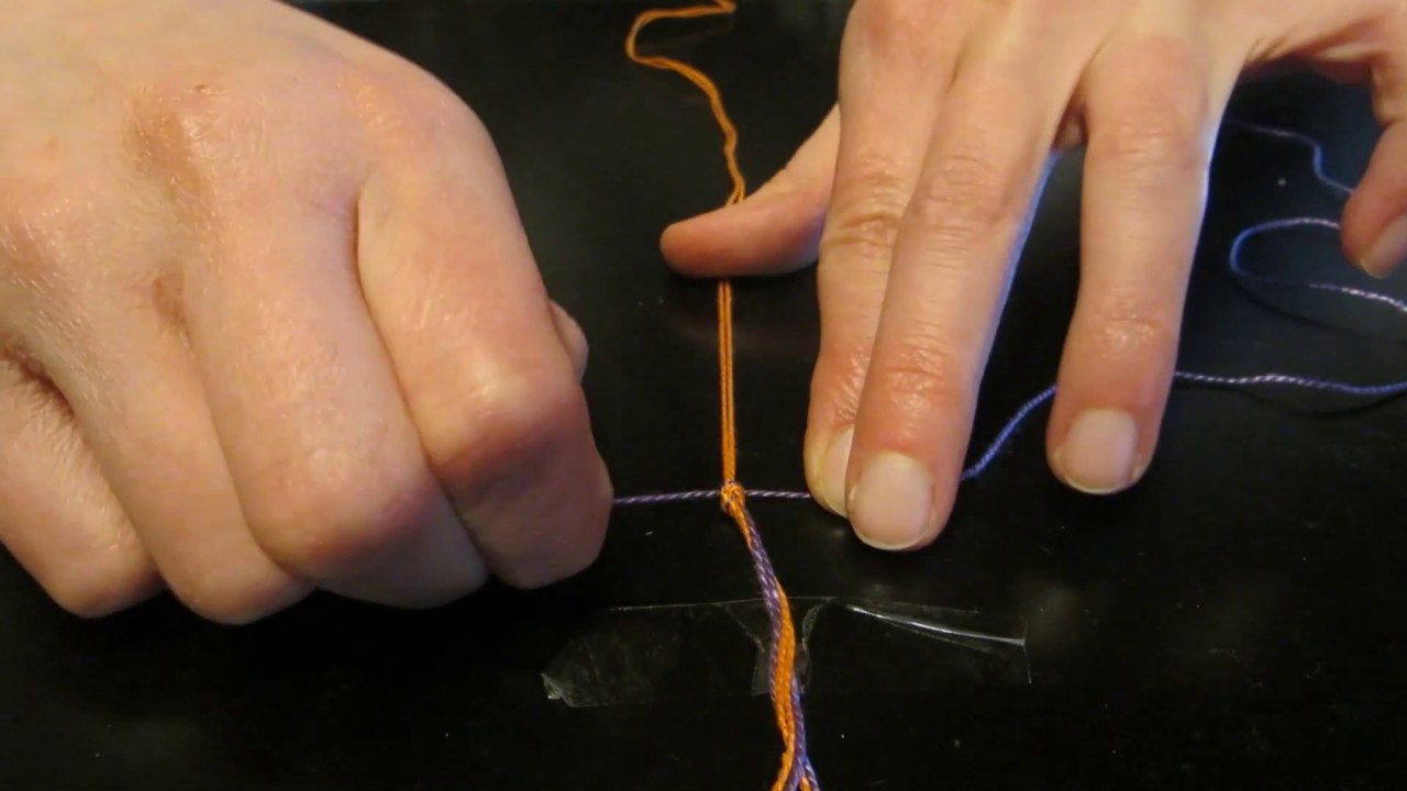 braccialetti con fili di cotone