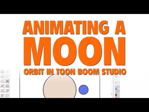 Animating a Moon Orbit in Toon Boom Studio using Z-Depth