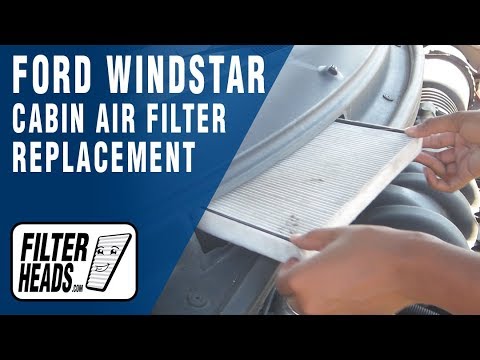 How to Replace Cabin Air Filter Ford Windstar