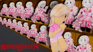 SI TU VOIS CETTE POUPÉE 🧸 sur BROOKHAVEN 🏡 RP FUIS !! Roblox horror movie