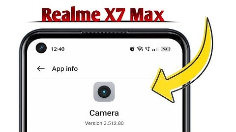 Camera Not Working on Realme X7 Max Problem Solved