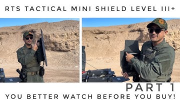 RTS Tactical Mini Shield Level III+ : Watch This Before YOU Buy! Part 1