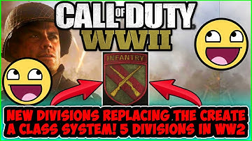 COD WW2 DIVISIONS ARE GOING TO REPLACE THE CREATE A CLASS SYSTEM! IS THIS GOOD OR BAD? (COD WW2)
