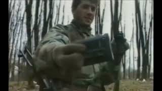 (1990s) Bosnian soldier playing a nasheed over a walkie talkie