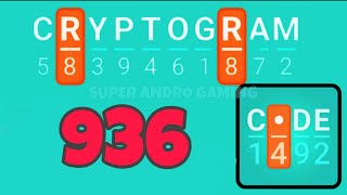 CRYPTOGRAM 936