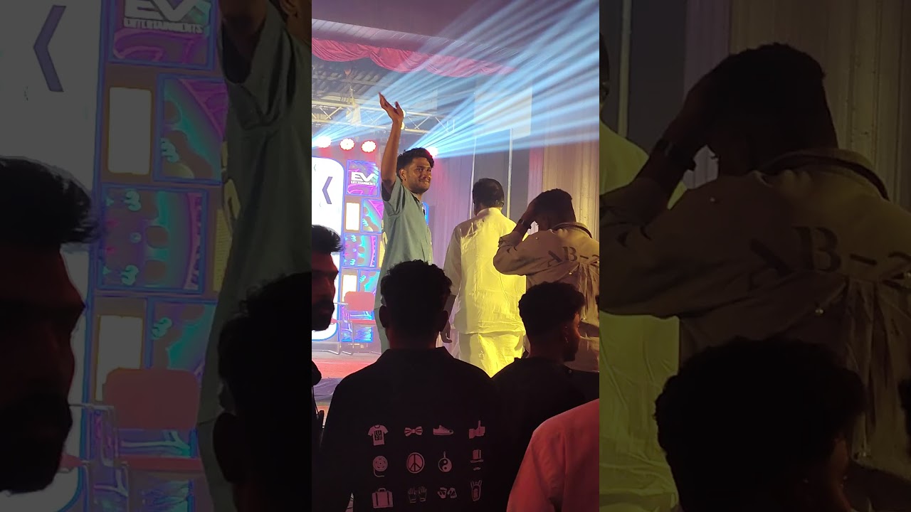 ​Akhil Marar and Hanan Shah at St. Stephen's College, Pathanapuram 