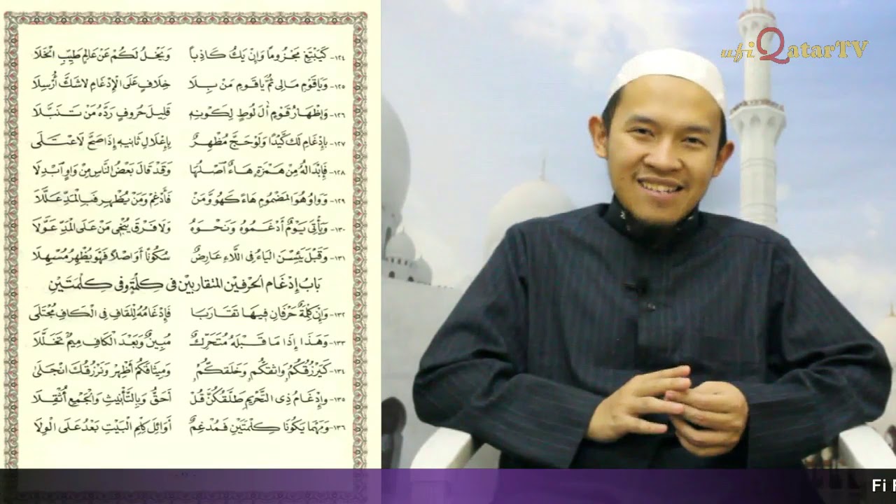 9. Bab Idgham Kabir -2- (123 - 131) :: Fi Rehaab As-Syathibiyyah :: Sdr. Mochamad Ihsan Ufiq