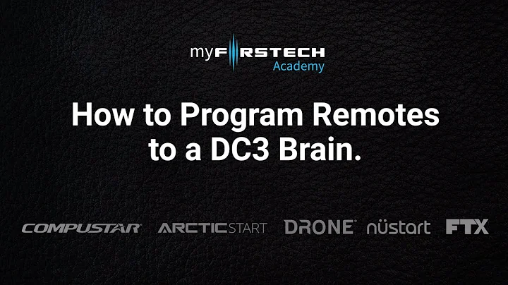 How to Program Remotes to DC3 Brain | Remote Start Basics & Installation