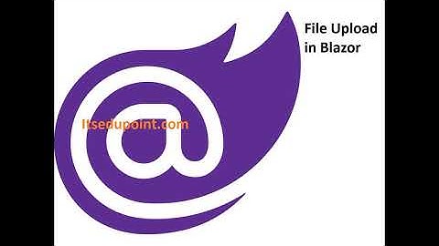 Upload File in Blazor dot net