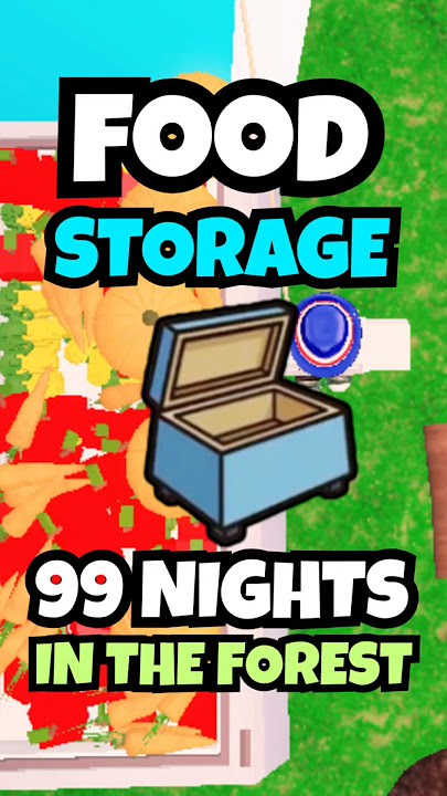 New FREEZER Item! 🧊 Store Food Like a Pro – 99 Nights in the Forest (Crafting Update) - Roblox