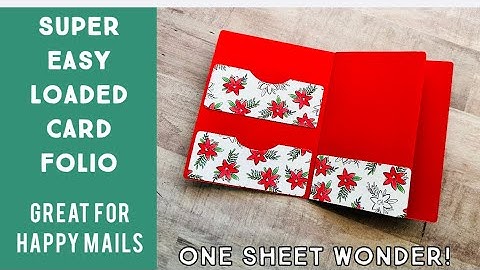 Happy Mail Folio📬TUTORIAL❤️ Step by step instructions❤️