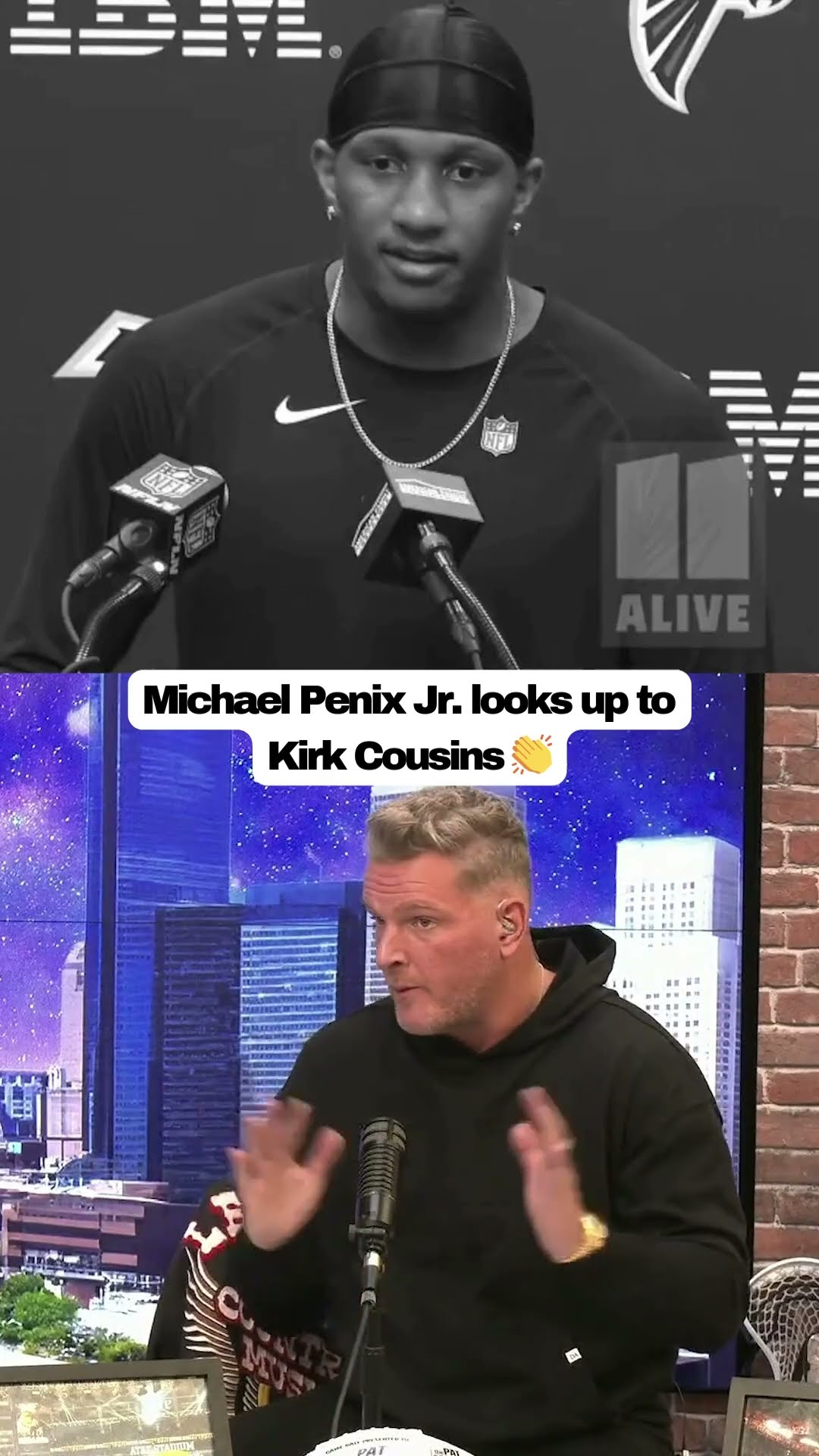 Pat McAfee sees promise in Penix Jr. ?