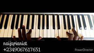 Video thumbnail of "ah ah eh worship chant - piano tutorial chord progression _apostle Michael orokpo"