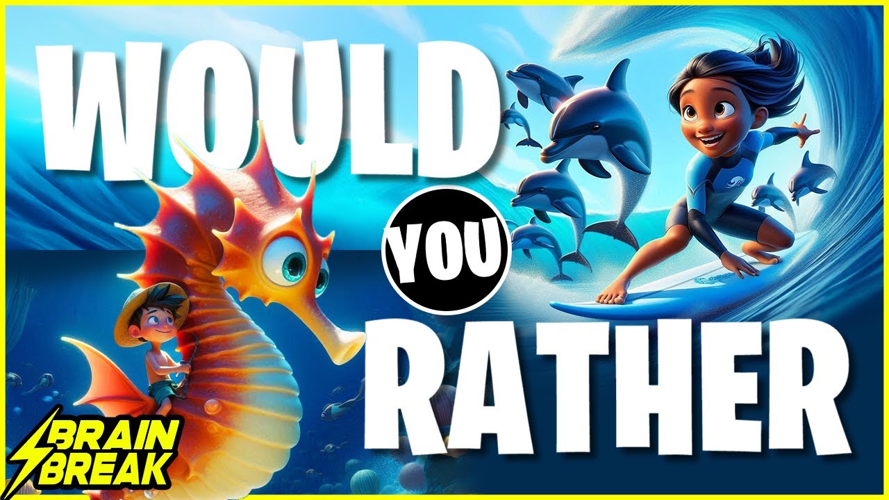 Would You Rather Brain Break ☀️ Summer Fun 🦩 Freeze Dance for Kids ☀️ Just Dance 🦩 Danny GoNoodle