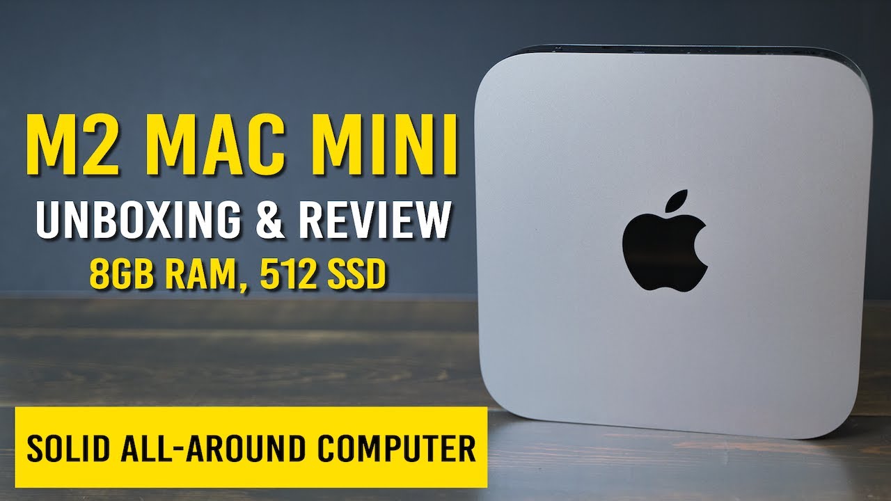 Apple M2 Mac Mini Unboxing and Review: Great Desktop Computer! 512GB SSD,  8GB Ram