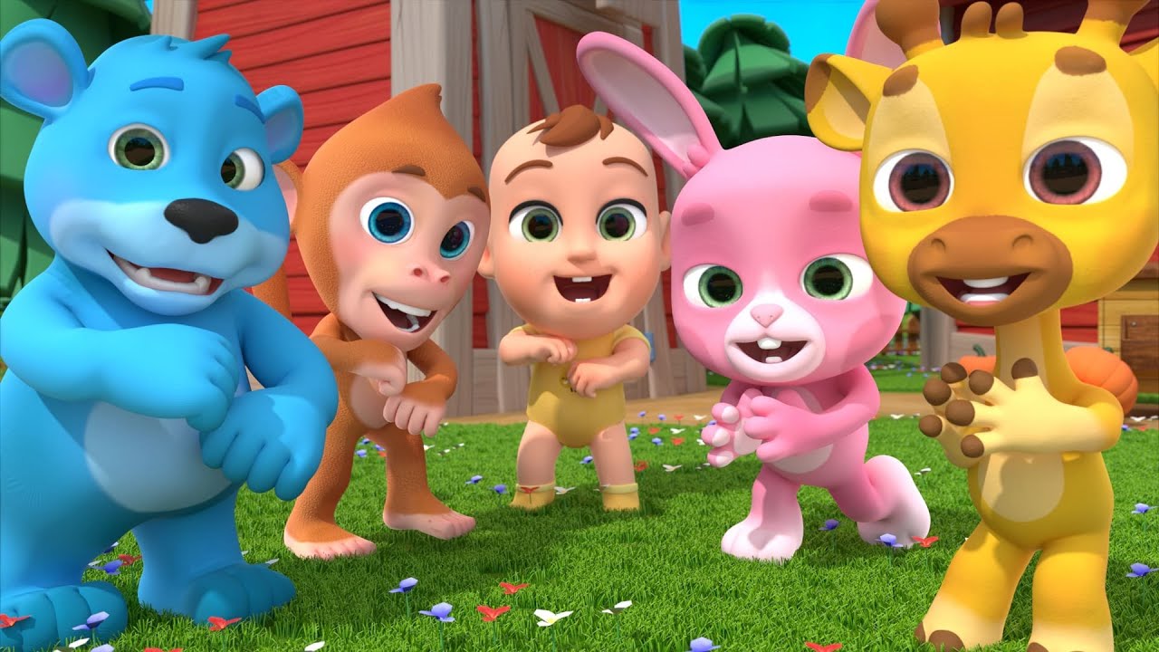 A Ram Sam Sam Dance | Move Like Animals | Nursery Rhymes & Kids Songs ...