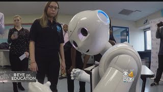 Robots Join Students In Boston High School Classroom