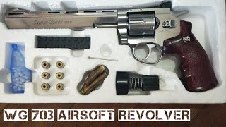 Wingun 703 Airsoft Revolver Review #WG703 #airsoftrevolver