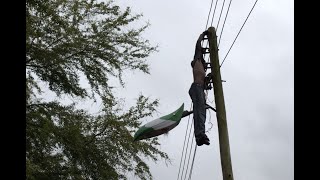 A thief Gets Electrocuted While Trying to Steal Streets Lights in Mtwapa.