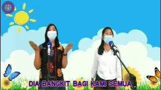 Download lagu Lagu Paskah 'Dia lahir untuk kami ' Pujian Sekolah minggu || KAKR GBKP Rg.Cikarang ||2021