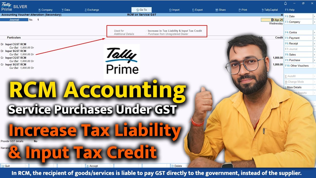 Special system where recipient (buyer) pays GST,  Supplier issues invoice without GST. & Claim ITC.