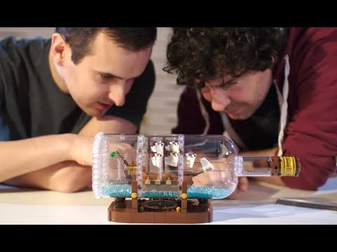 Ship in a Bottle LEGO Designer video | LEGO Ideas | 21313