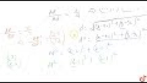 Find the equation of the locus of a point which moves such that the ratio of its distances from ...