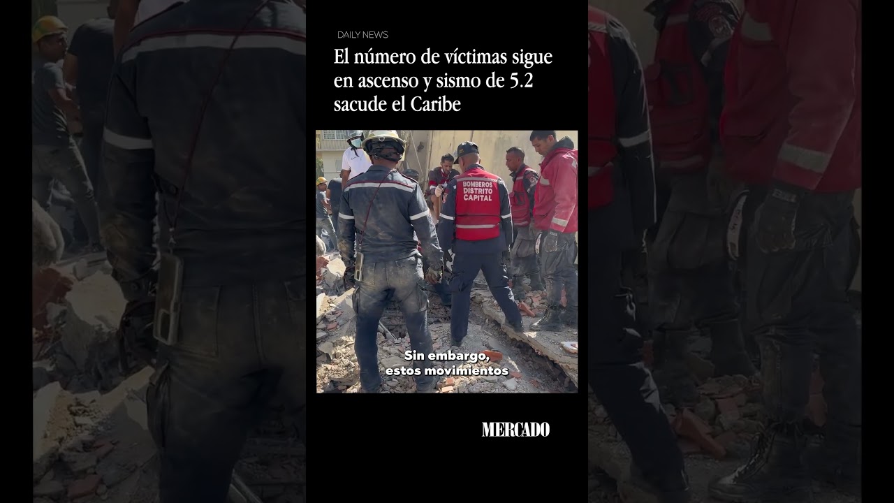 El número de víctimas de la tragedia sigue en ascenso y sismo de 5.2 sacude el Caribe