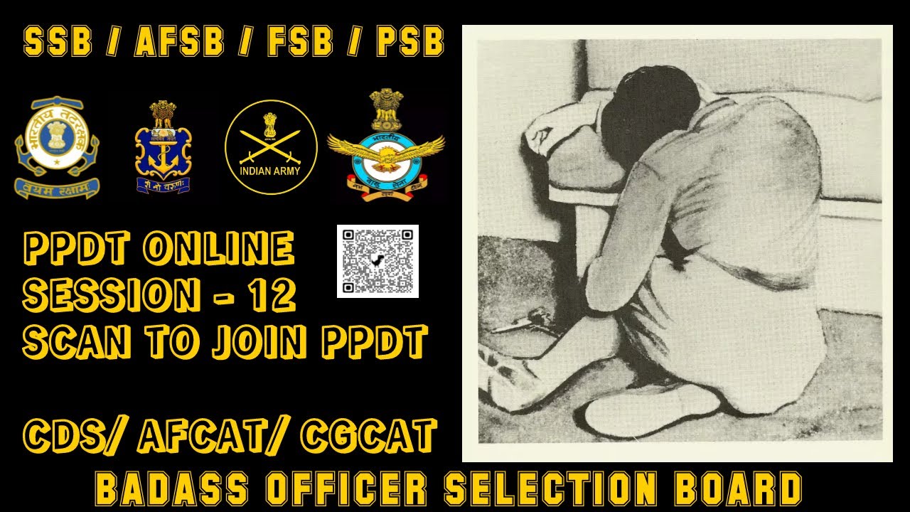 PPDT SESSION - 12 /SSB/AFSB/FSB/PSB #ssb #icg #ssbinterview #cds ...