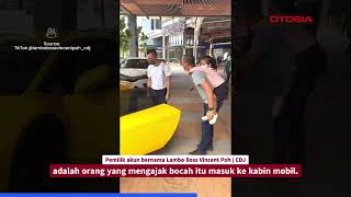 Bocah Beruntung Banget, Foto di Samping Lamborghini eh Malah Disuruh Masuk