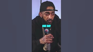 Nipsey Hussle explains how he chose to live life #motivation #inspiration