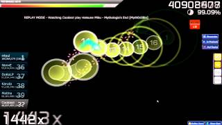 Video thumbnail of "osu! Cookiezi playing Hatsune Miku - Mythologia's End (myth0108ia)"