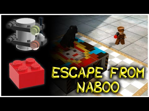 LEGO Star Wars: The Complete Saga | ESCAPE FROM NABOO - Minikits & Red Power Brick