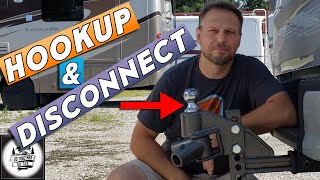 How to Connect And Disconnect a Blue Ox Weight Distribution Hitch | Towing Tips And Tricks