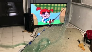 How I hang lead line on the bottom of cast net