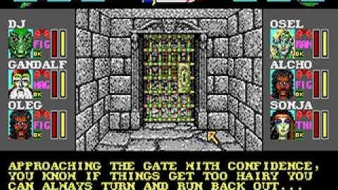 Wizardry VI   Bane of the Cosmic Forge 1990 mp4 HYPERSPIN DOS MICROSOFT EXODOS NOT MINE VIDEOS
