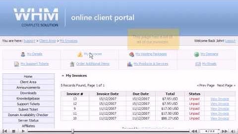How To Pay Invoice on WHMCS