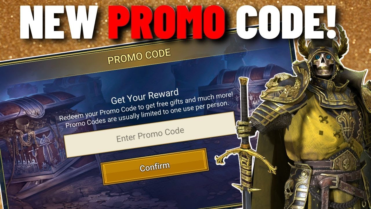 NEW Promo Code for NEW PLAYERS! • RAID Shadow Legends YouTube