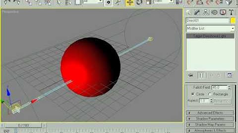 Creating Super Red Laser Light in 3ds max