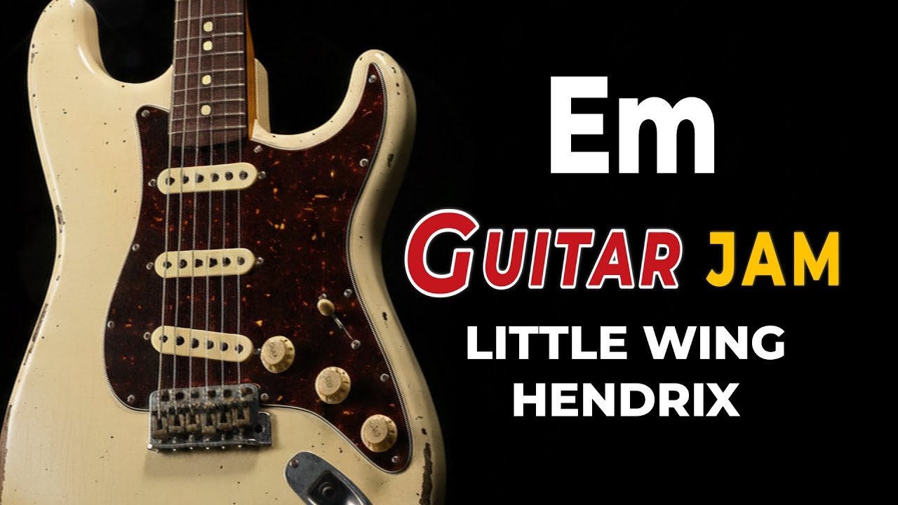 Little Wing | Jimi Hendrix Style | Backing Track in E Minor 68 BPM