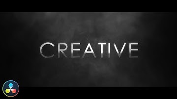 New Cinematic Title - DaVinci Resolve 16 Tutorial - No Plugins