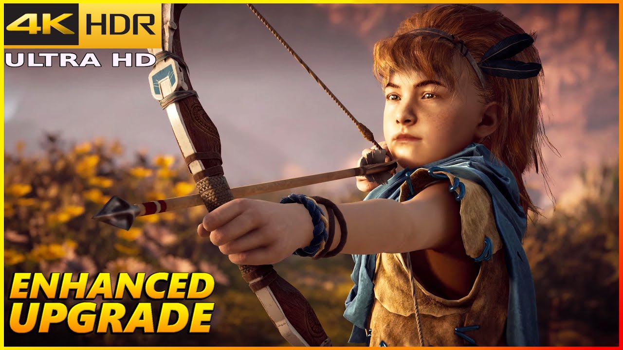 Aloy Training / Growing Up Scene [4K HDR 60fps] Horizon Zero Dawn PS5 ...