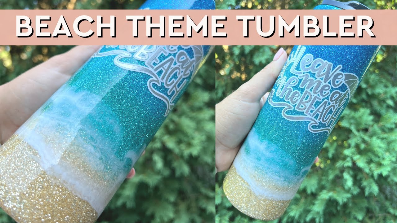 Epoxy Free Glitter Tumbler Using Crystalac Grande Finale 2.0