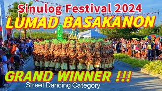 Sinulog Festival 2024 LUMAD BASAKANON Grand Winner STREET DANCING CATEGORY January 21, 2024 Cebu